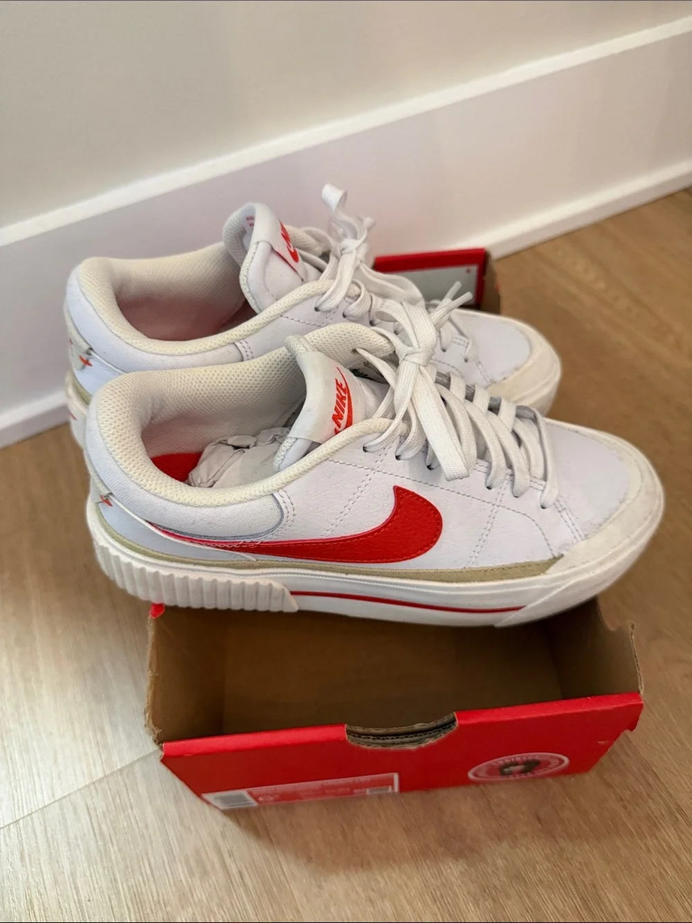 Women Nike Court Legacy Lift Lifestyle Sneakers